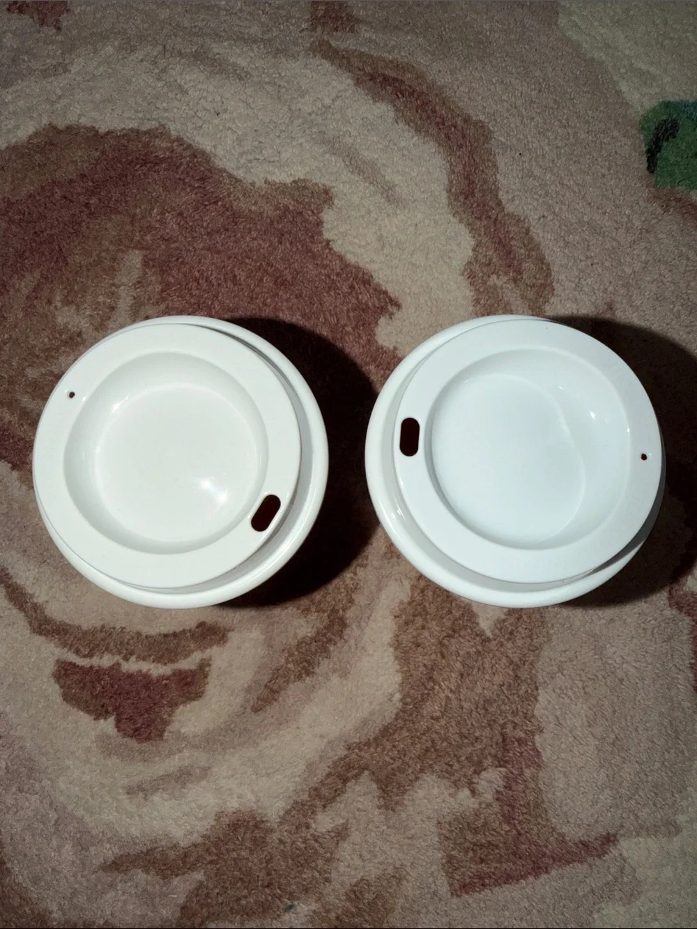 NWOT Starbucks Red Holiday Reusable Cups with White Lid Set of 2